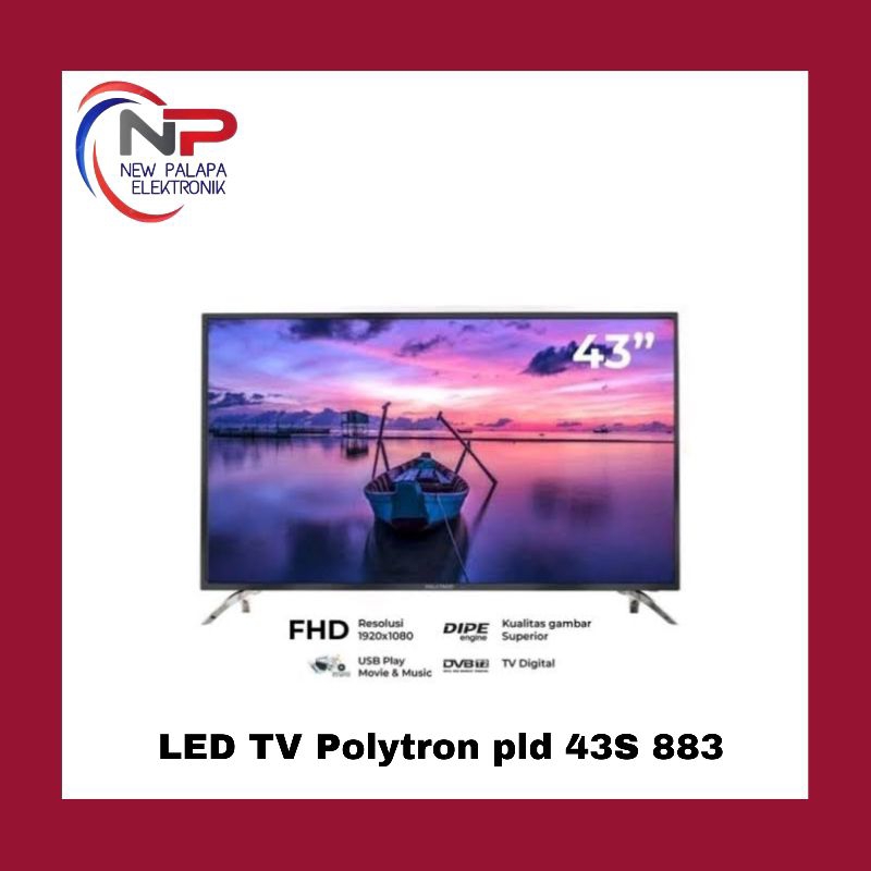 LED TV POLYTRON 43S883