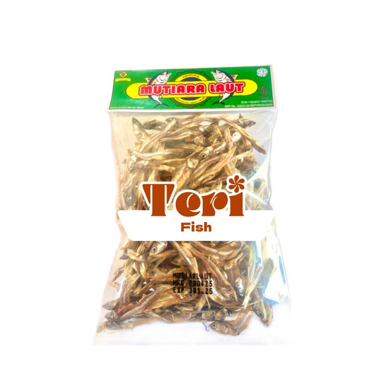 

ikan teri tawar mutiara laut 150 gram