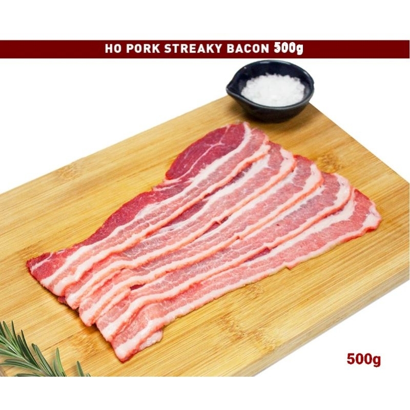 

Dwi Boga Utama Pork Streaky Bacon, Daging Babi Asap 500 gram