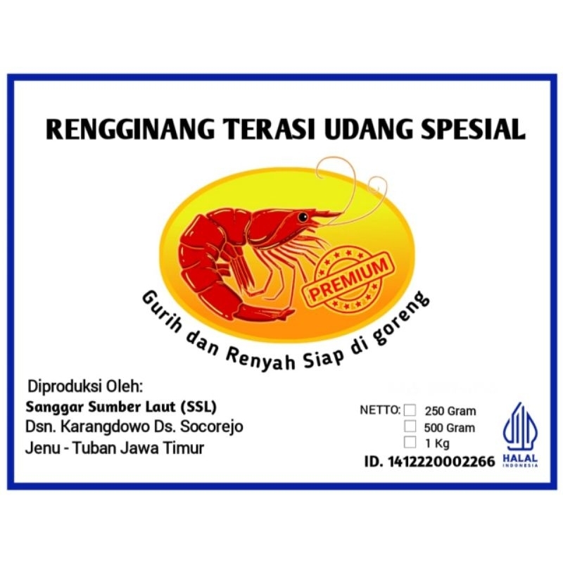 

KRIPIK RENGGINANG 3 VARIAN RASA TERASI UDANG SPESIAL - GULA JAWA SPESIAL - BAWANG SPESIAL KEMASAN 250 GRAM