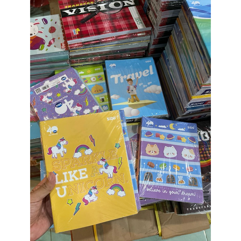 

buku tulis sidu 38 lembar 1 pak isi 10buku Sidu sinar dunia