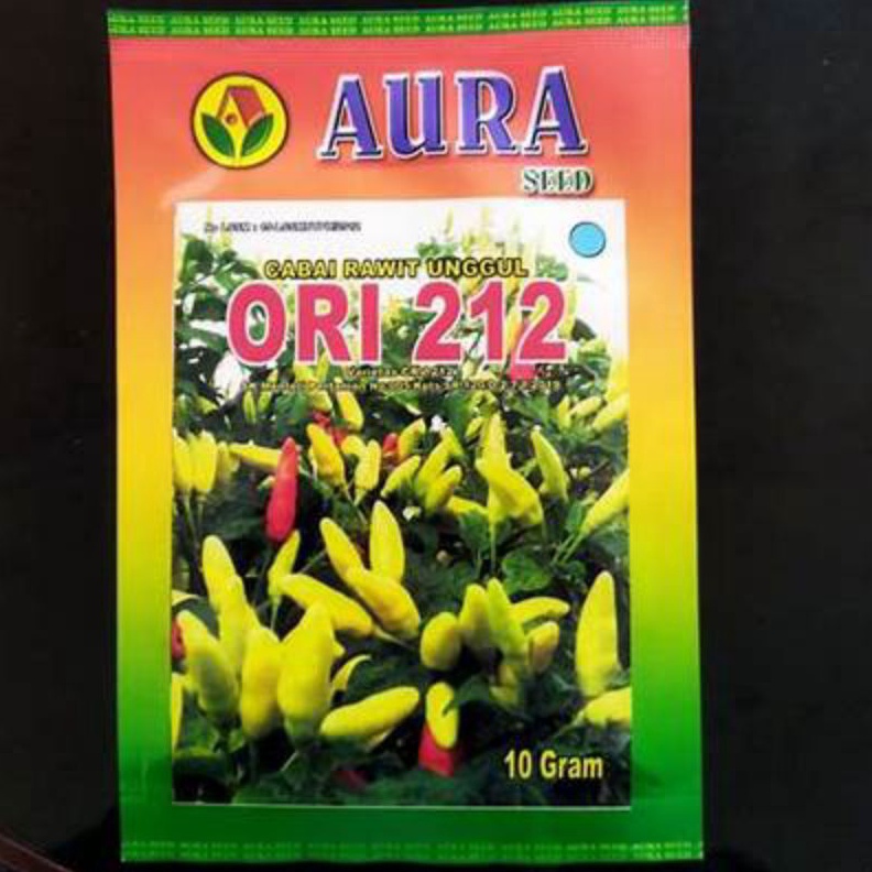 KODE W52C 9  Benih Cabe Rawit Merah ORI 212 by Auraseed Indonesia 1 gram  ORI 212 Benih Cabe Viral