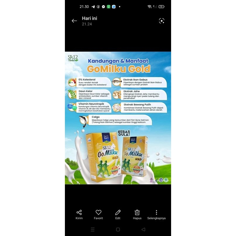 

gomilku gold#susu kambing etawa# sr12#600g#