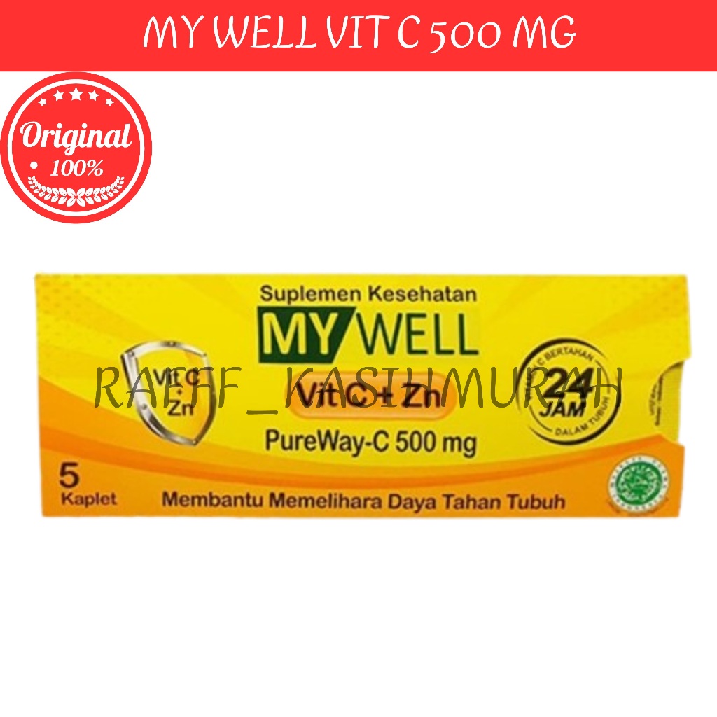 My well vitamin c 500 mg 5 tablet - vitamin c my well