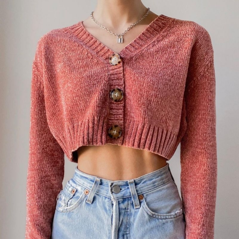 Cardigan Crop Urban Outfitters (baru)