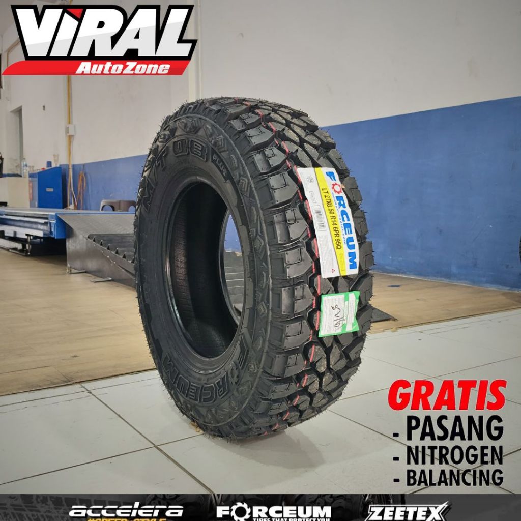 Ban Mobil Ragi Cangkul Ring 14 Merk FORCEUM MT 27 8,5 R14 Murah ,Tubless