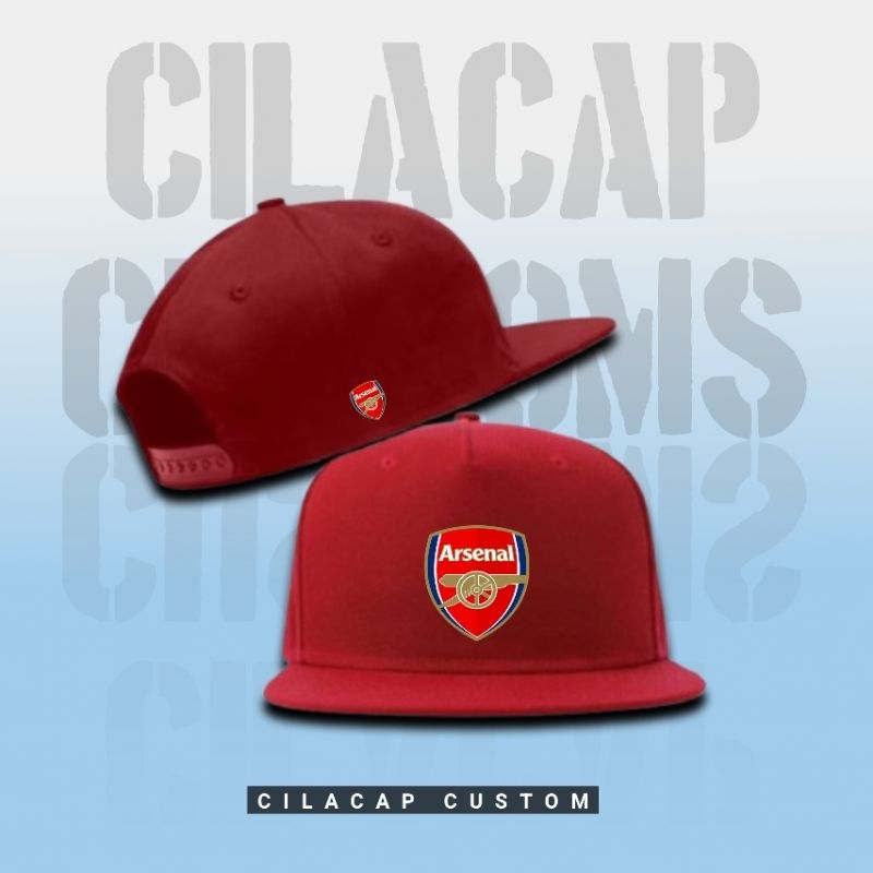 Topi Snapback Hats Arsenal Logo Dewasa