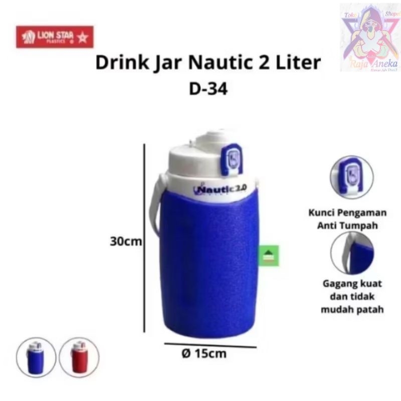 TERIMOS NAUTIC 2.0 L LION STAR / TEKO SERBAGUNA PANAS & DINGIN LION STAR