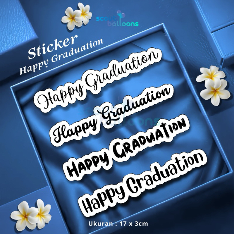 

Stiker Cutting Graduation 17x3 cm