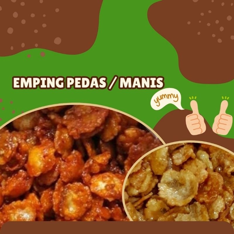 

Emping Manis Mini /Emping Pedas Manis Mini 500GR