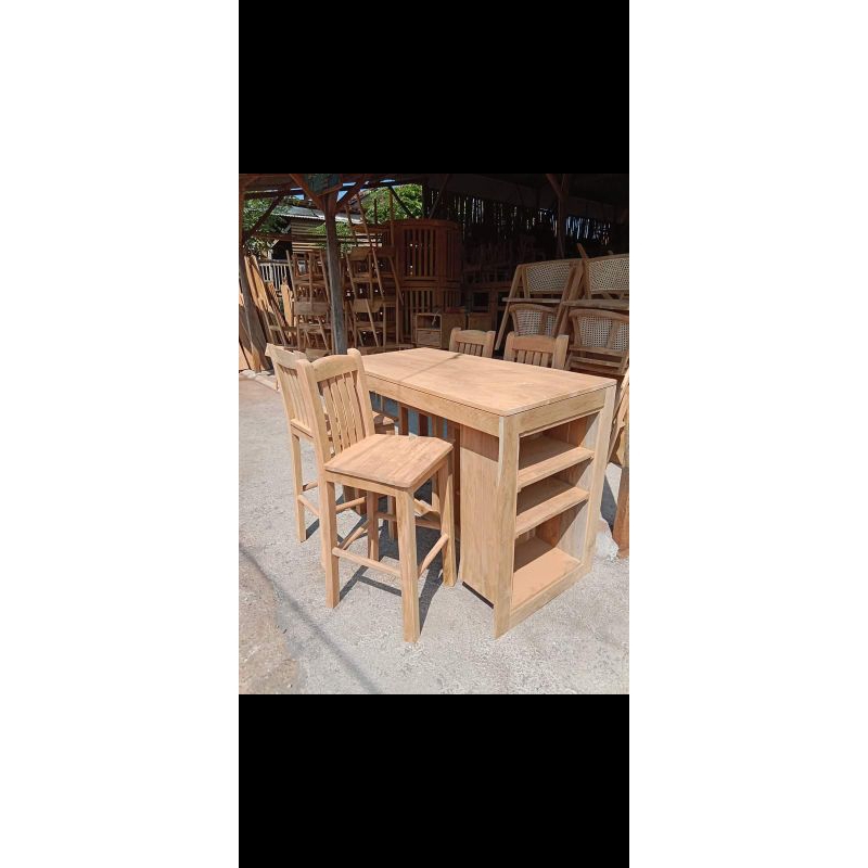 kursi meja bar mini kayu jati,meja bar mini minimalis,meja bar 120cm