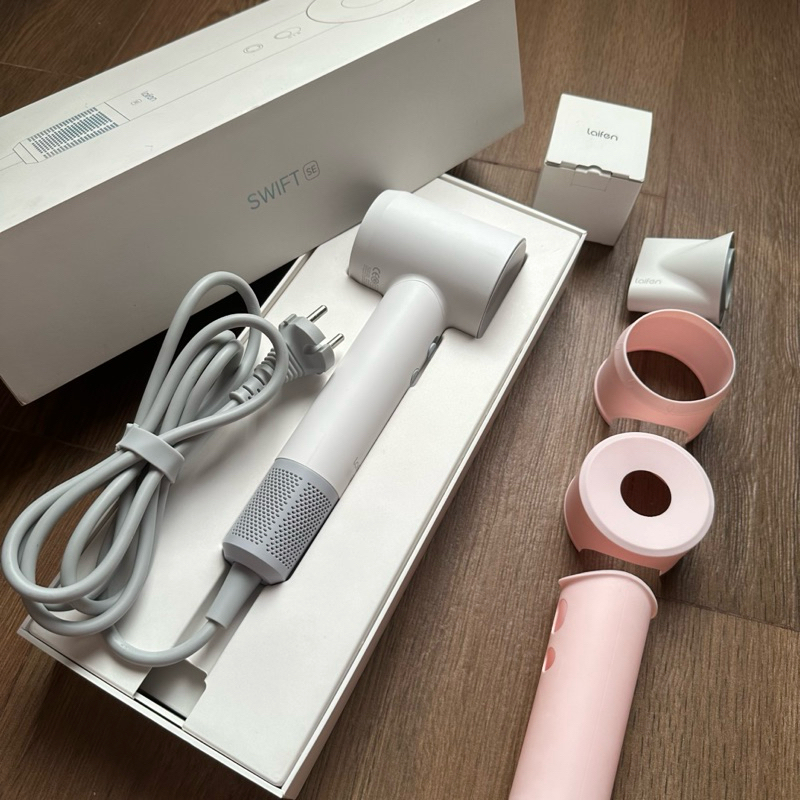 Hair Dryer Hairdryer Laifen Swift SE White Fullset 100% Normal