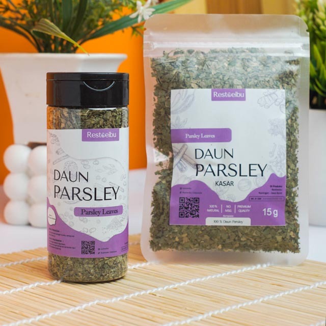 

RESTOEIBU Daun Parsley Paterseli - Parsley Leaves Powder Bumbu Dapur Rempah