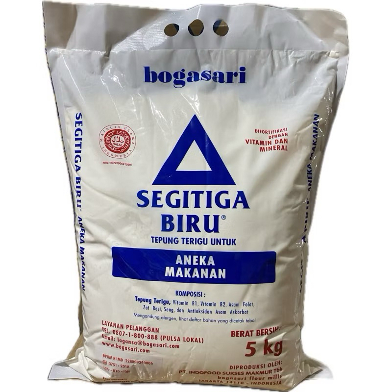 

Terigu Segitiga Biru Kemasan 5 Kg