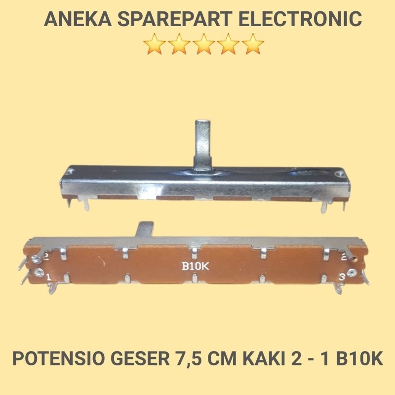 POTENSIO GESER 7,5 CM KAKI 2 - 1 B10K