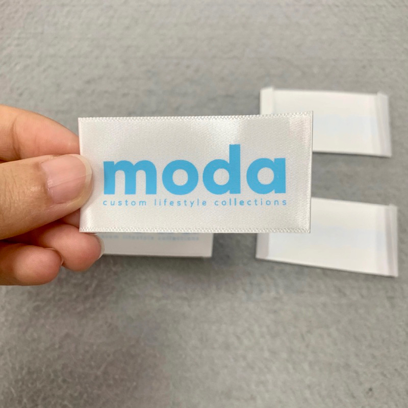 

Label baju / Label hijab / Label custom pita satin