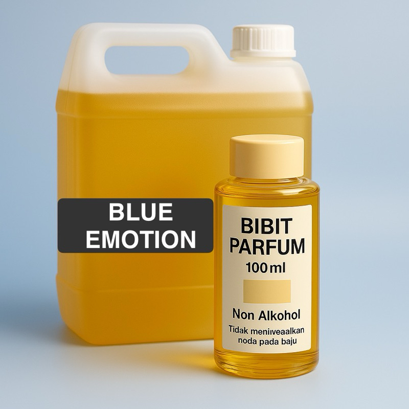 Bibit / Biang Parfum BLUE EMOTION 100ml Wangi Tahan Lama - Minyak Wangi Import Non Alkohol Parfume/F