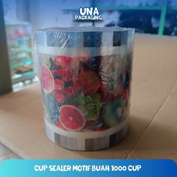 Cup Sealer motif Buah 1000/ LID CUP SEALER