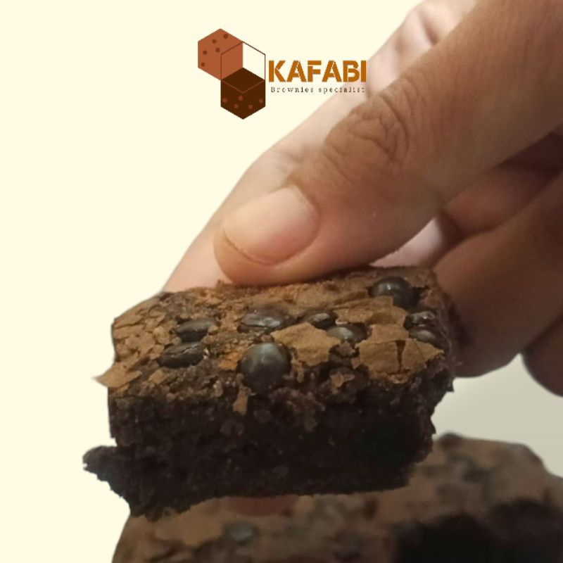 

Kafabi Fudgy Brownies Choco chip 10x10