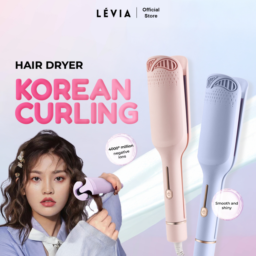 LEVIA- Korean Curling Iron 32mm / Catokan Keriting Diameter 32mm Curly Wave Hair Styler