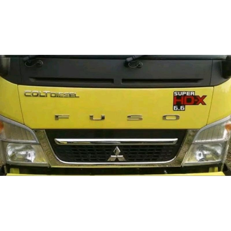 (2) EMBLEM FUSO TRUCK