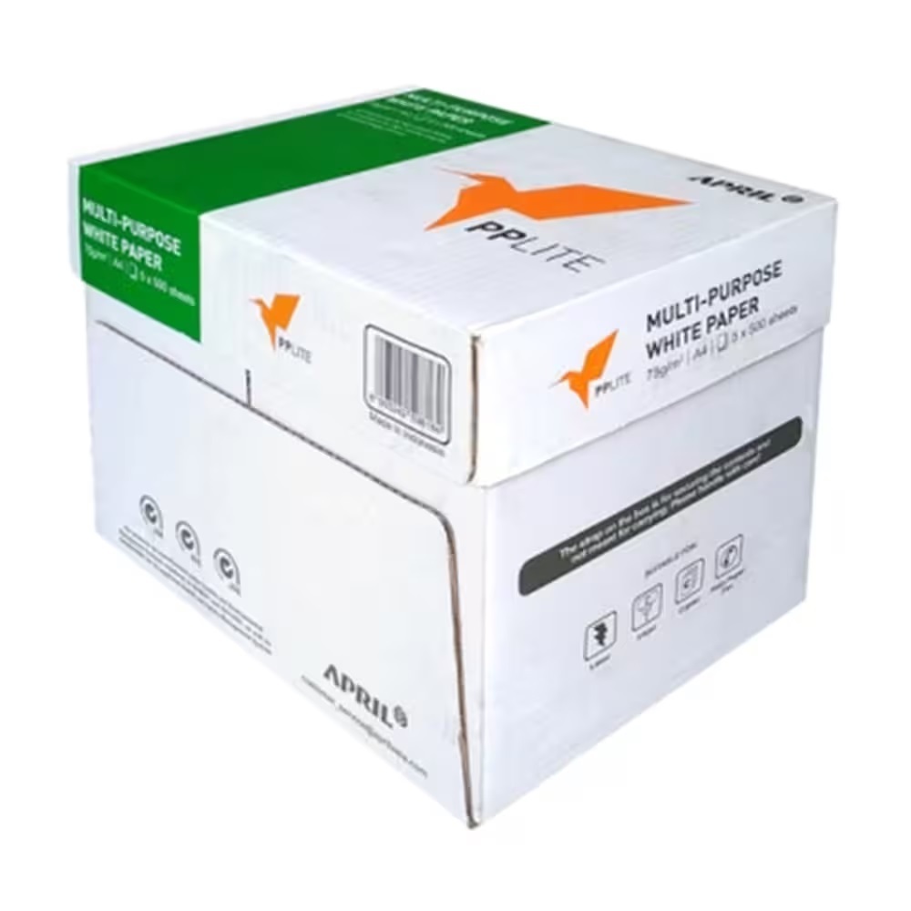 

(DUS/5RIM) Kertas HVS F4 75 Gsm / Kertas HVS F4 (1 BOX) PAPERLITE ( PPLITE)
