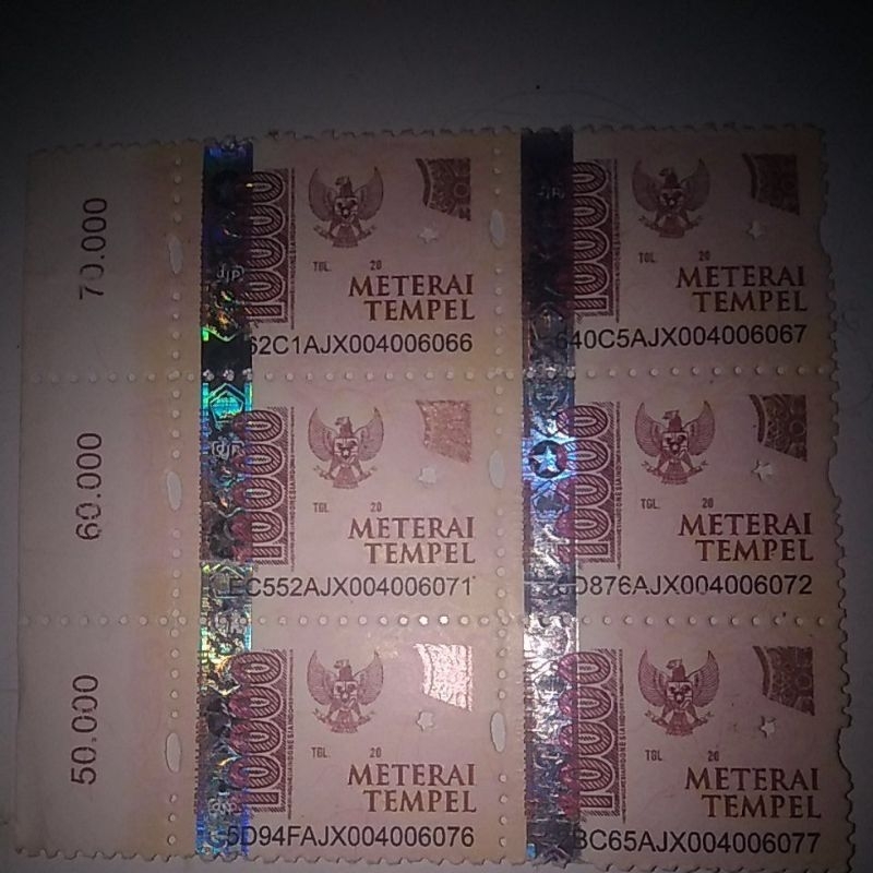 

benda pos, meterai tempel 10000