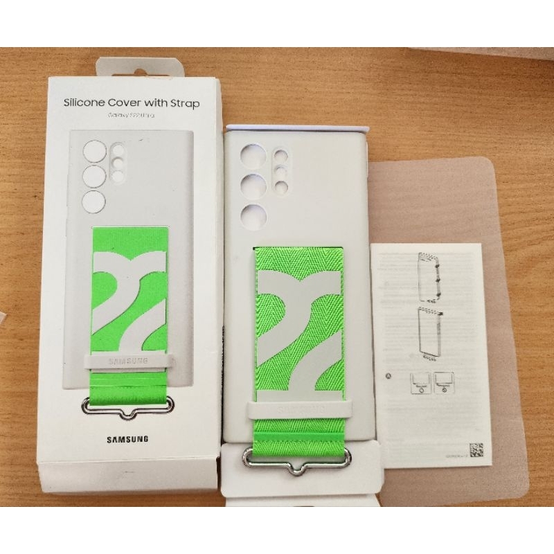 Samsung case silicon with strap! Casing S22 Ultra