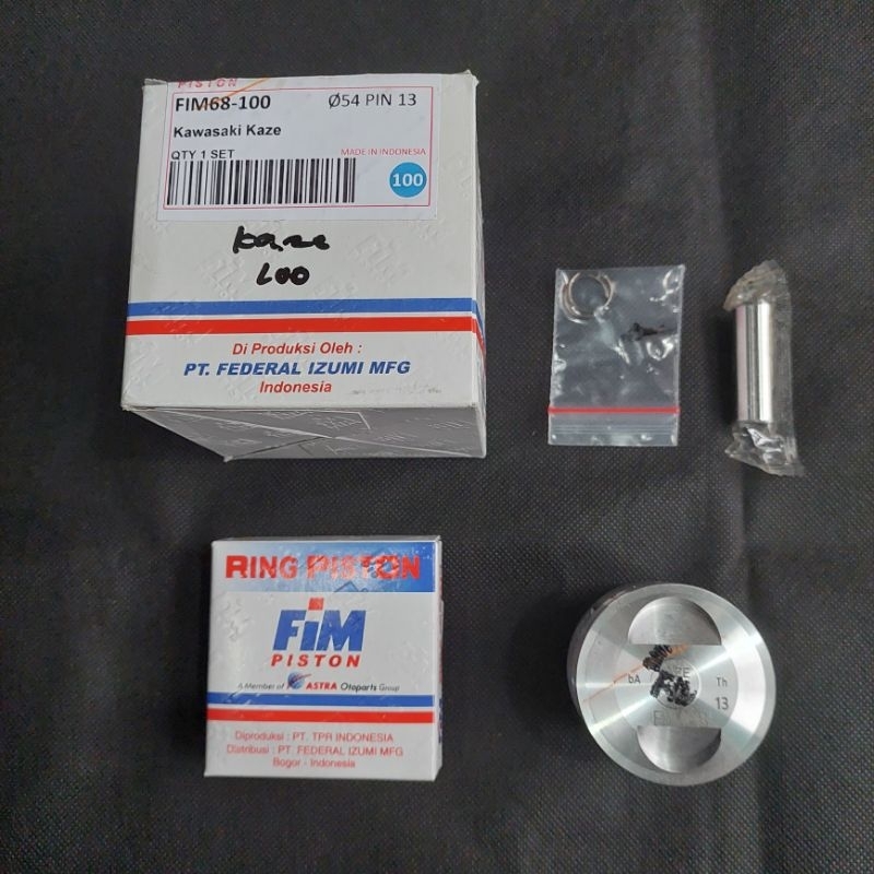 Piston Kit Ring Seher KAZE FIM68 Custom.PNP Zupiter Z Lama Burung Hantu Burhan  Vega R New 5TN