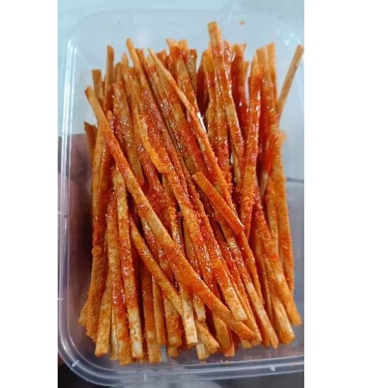 

Lidi gepeng non Bawang Goreng