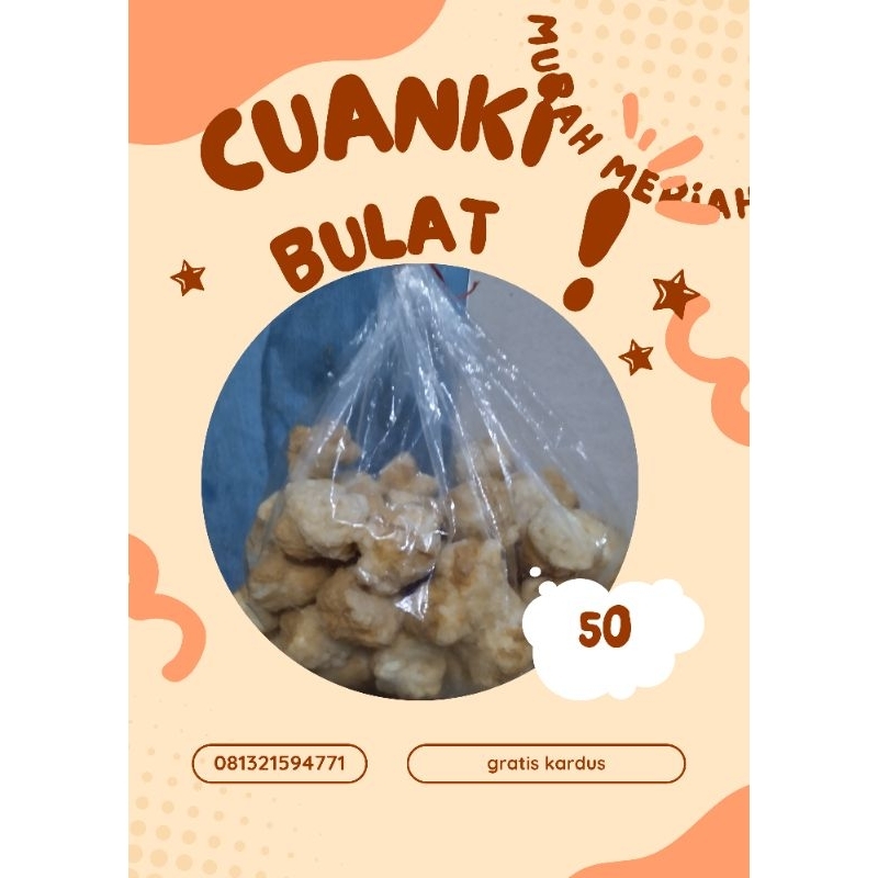 

cuanki tahu bulat toping seblak isi 50 biji UK besar