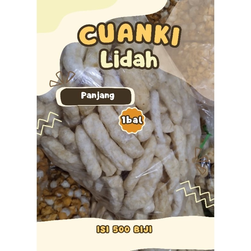

cuanki lidah panjang isi 500biji