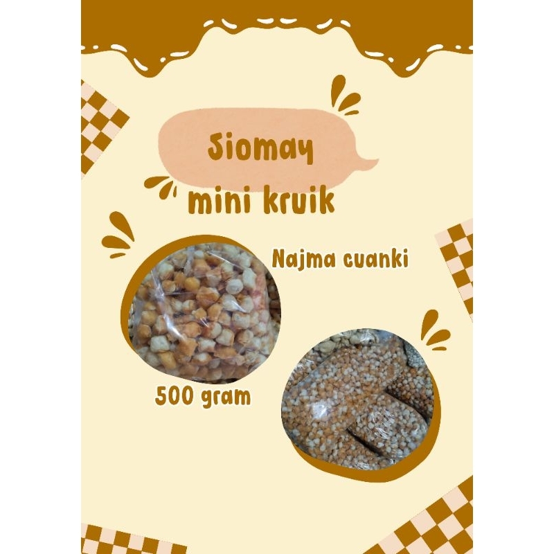 

siomay mini kering kriuk 500 gram