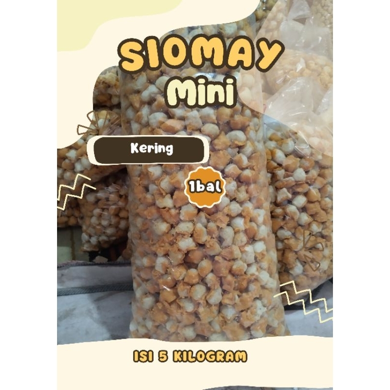 

siomay mini kering renyah tebal pangsit 5kg