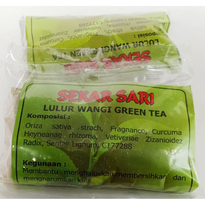 LULUR WANGI GREEN TEA SEKAR SARI ASLI KERATON SOLO