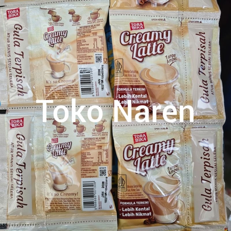 

TORABIKA CREAMY LATTE TANPA AMPAS GULA TERPISAH