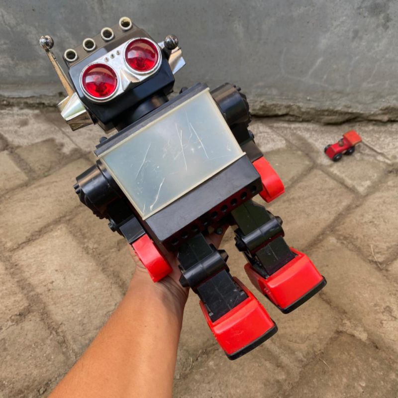 robot saturn lawas mainan robot saturn vintage original