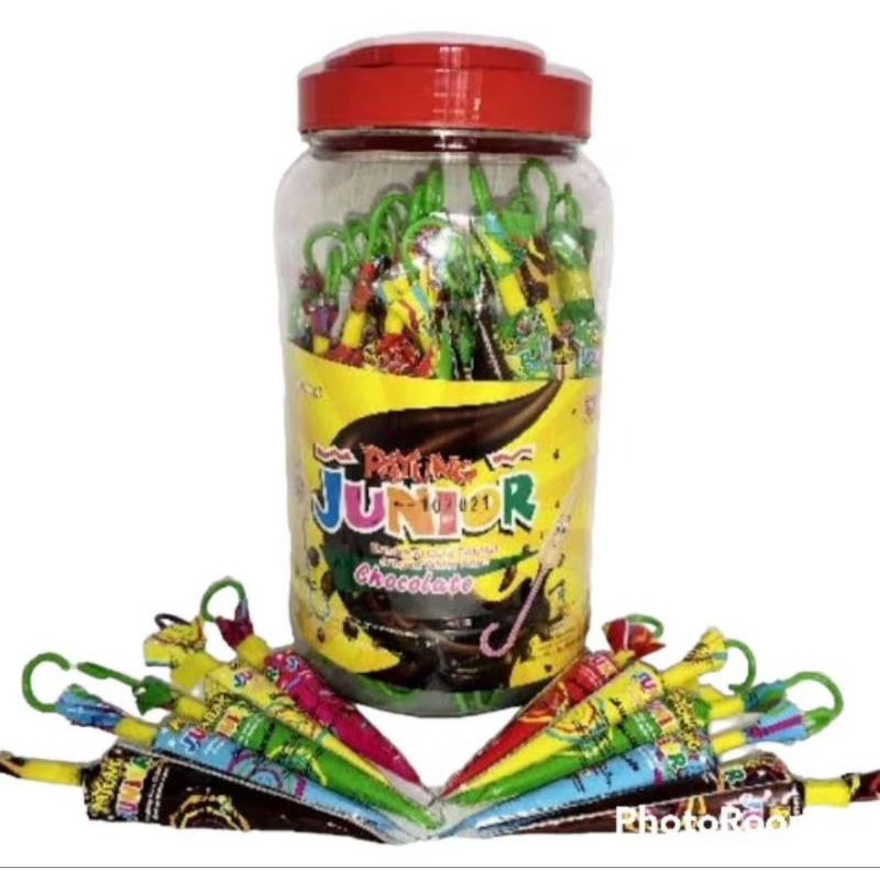 

Coklat Payung Junior / Simon isi 60 & 40 | Chocolate Wafer Umbrella