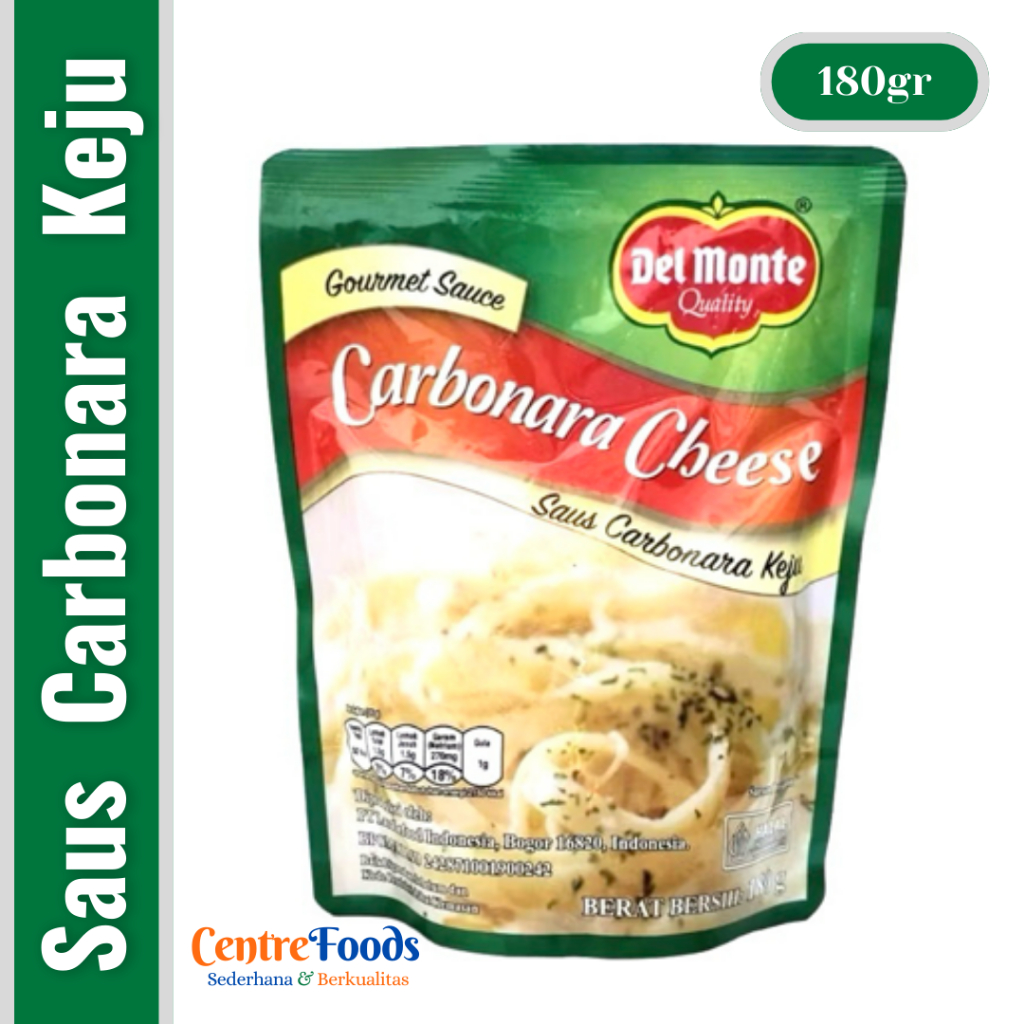 

Saus Carbonara Keju - Carbonara Cheese Sauce DEL MONTE | 180gr [ Harga Per BKS ]