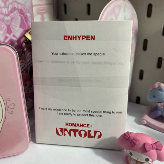 enhypen album weverse ver romance untold CASE ONLY official