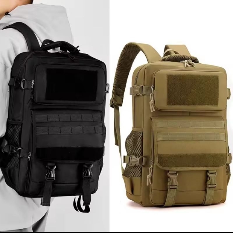 Tas ransel berkemah luar ruangan tas travel taktis mendaki gunung trekking mendaki gunung  tas gendo