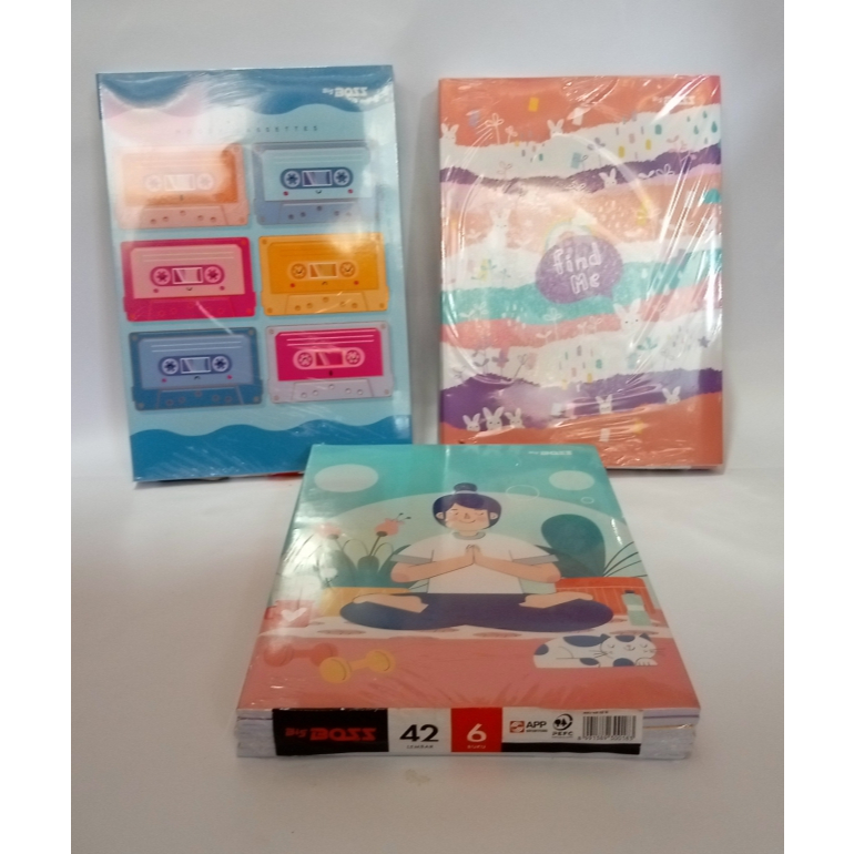 

buku tulis bigboss sidu 42 lembar 1 pak / Buku Tulis / 42 lembar / 1 pak