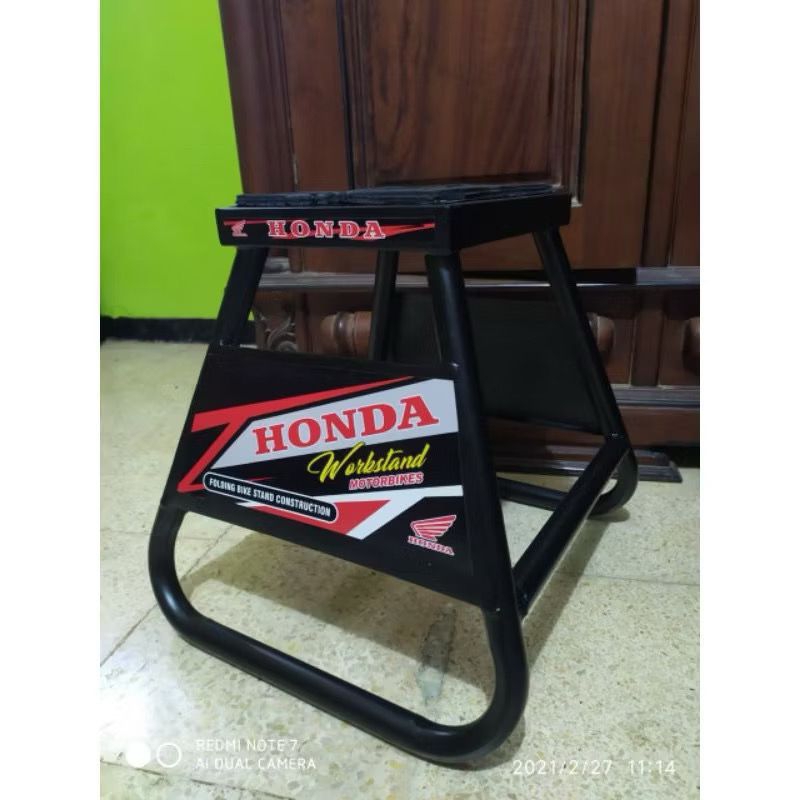 WORKSTAND DUDUK PADDOCK PEDOK JEKSTEN SUPERMOTO MOTOCROSS TRAIL TRIL KLX CRF DTRACKER KTM, ADVENTURE