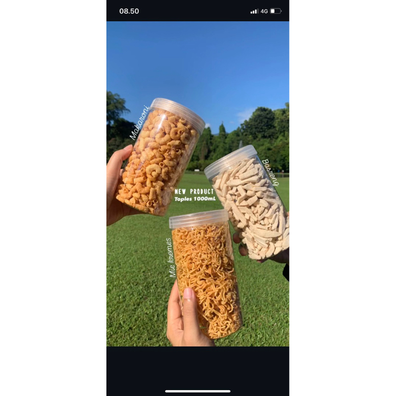 

Makaroni kriuk Toples 1000 mL (210 gr)