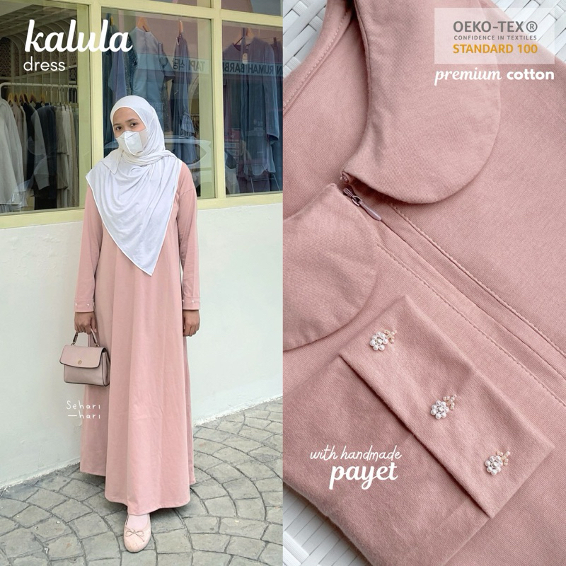 Seharihari - Kalula Gamis Abaya Kaos Dress