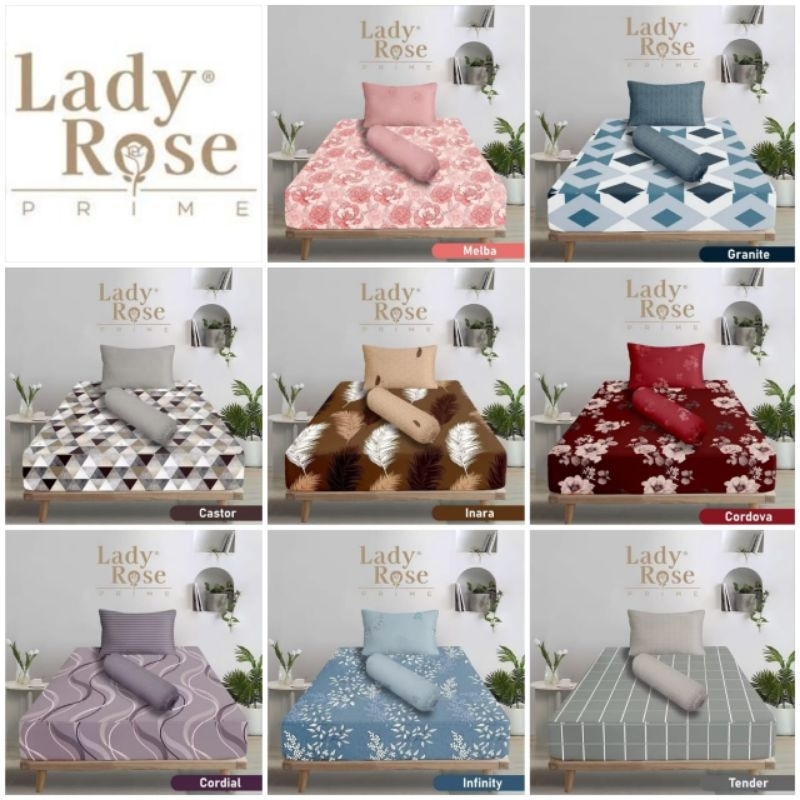 SPREI LADY ROSE 120x200 TINGGI 30 CM / SPREI LADY ROSE 120x200 PRIME / SPREI 120x200 LADY ROSE PRIME