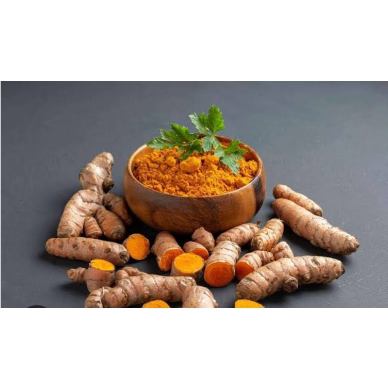 

kunyit Segar/Kunir mentah 500 gram segar Bumbu Rempah