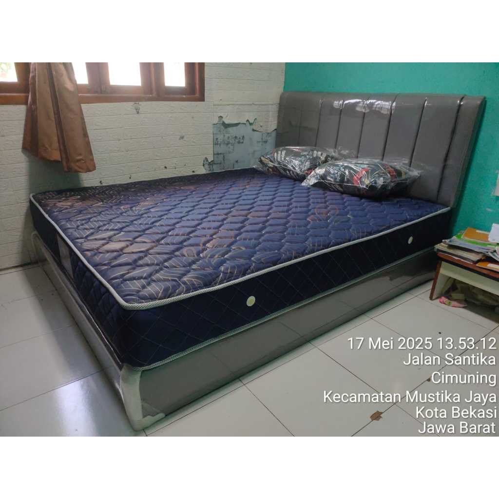 Spring bed bigline by Bigland160x200 Full set divan sandaran
