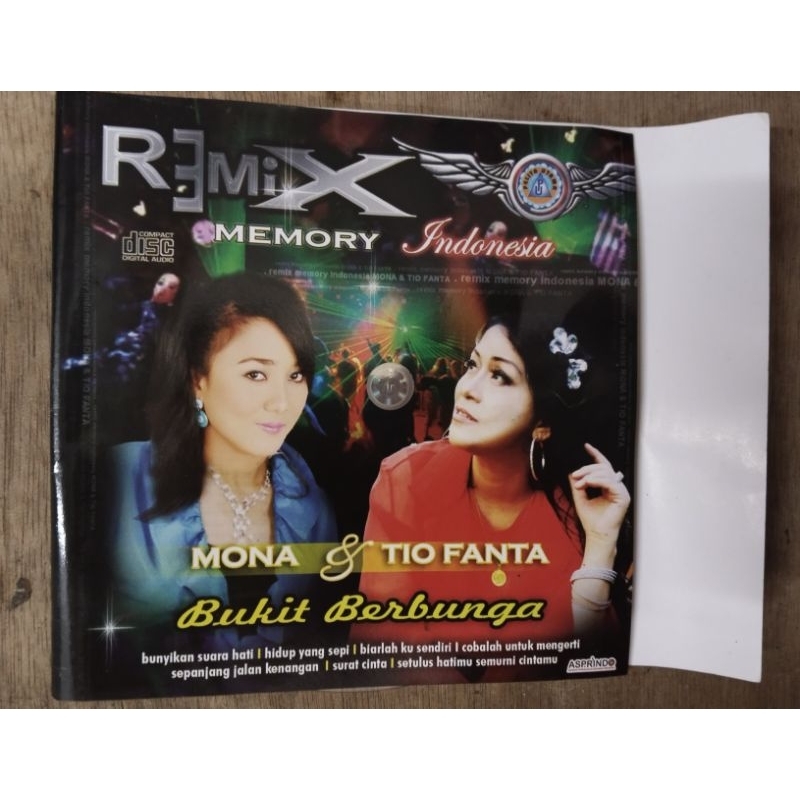kaset cd original remix memory bukit berbunga