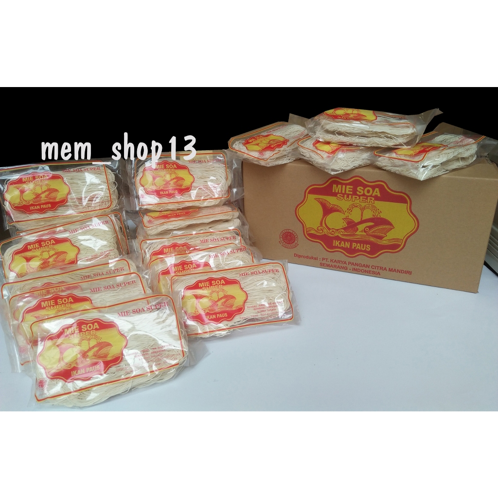 

Miesoa Misoa Kuah Super Ikan Paus (1 Dos isi 24)